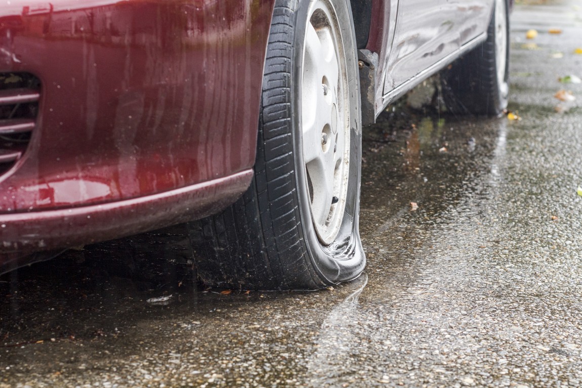 Illustrative tire deformation