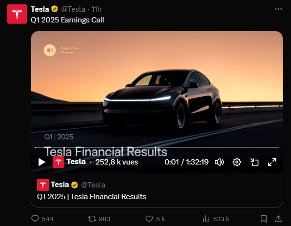 When the results of the first quarter of 2025 were published, Elon Musk reassured Tesla investors and promised that he would spend less time in Doge's offices to better devote himself to his automotive business. 